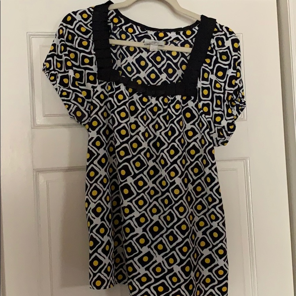 Ann Taylor Loft blouse, size large